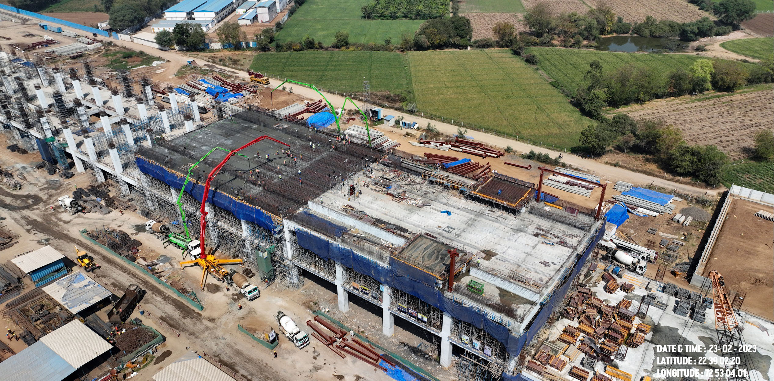 Work in Progress at Anand Station, Kheda District, March 2023